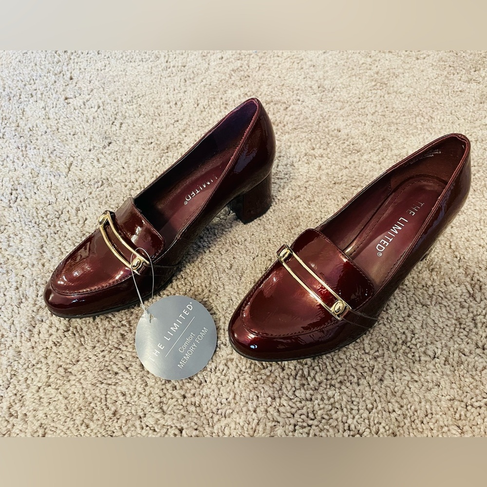 NWT The Limited Jenise Low Block Heel Pumps